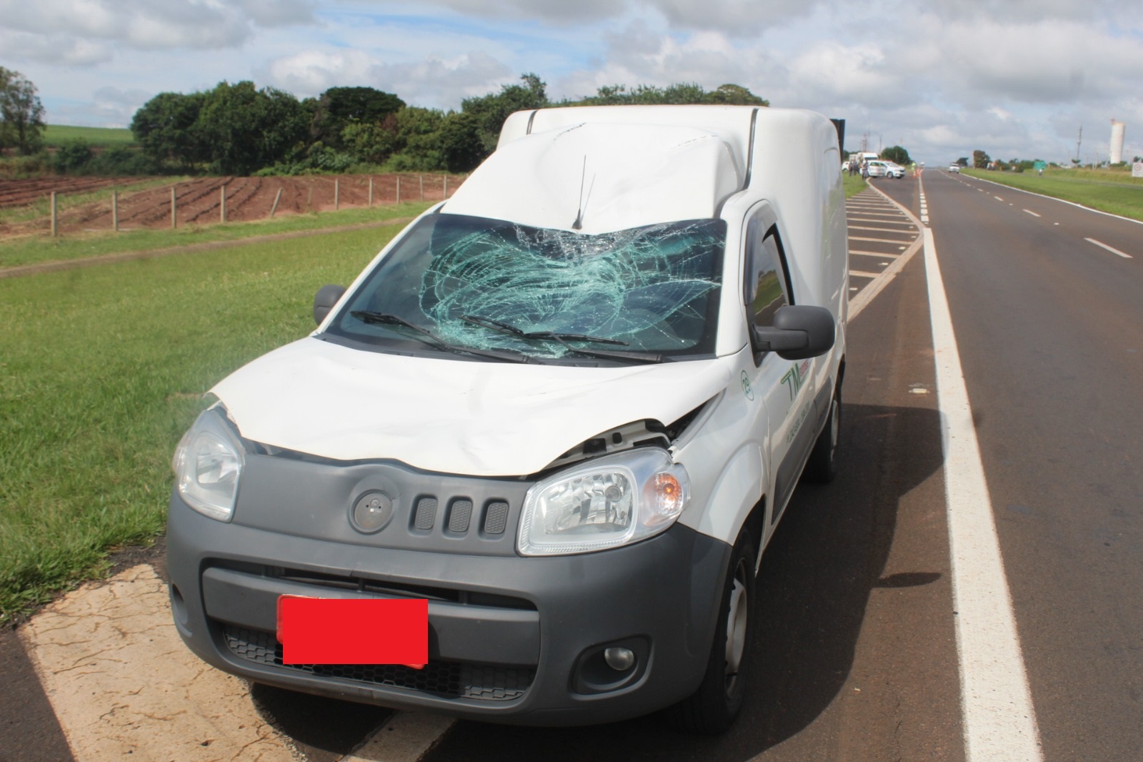 Carro envolvido no acidente 